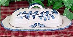 Stoneware Pottery Butter Dish