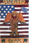 Liberty Bear Art Flag