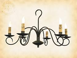 Franklin Wrought Iron Chandelier