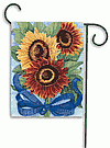 Sunflower Bouquet Art Flag