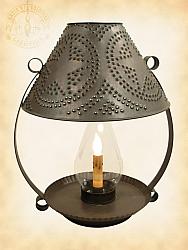 Pierced Tin Table Lamp