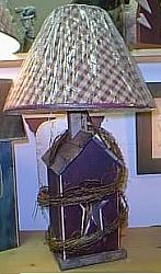 Birdhouse Star Lamp