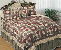 Harvest Country Quilt with Pillow Shams