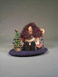 LittelOne Girl w/Christmas Tree Lizzie High Doll