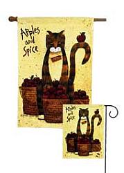 Apples and Spice Art Flag