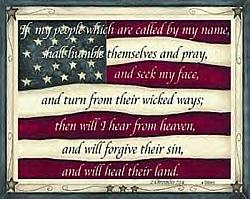 American Flag with Verse