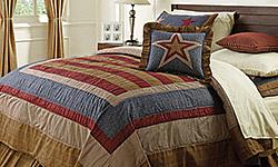 Let Freedom Ring Quilt with Pillow Shams