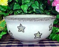 Stoneware Pottery Fruit Bowl