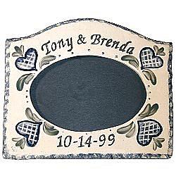 Personalized Address Pottery Plaque