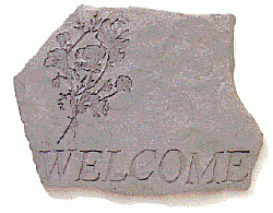 Welcome Garden Accent Stone